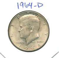 1964-D Kennedy Silver Half Dollar