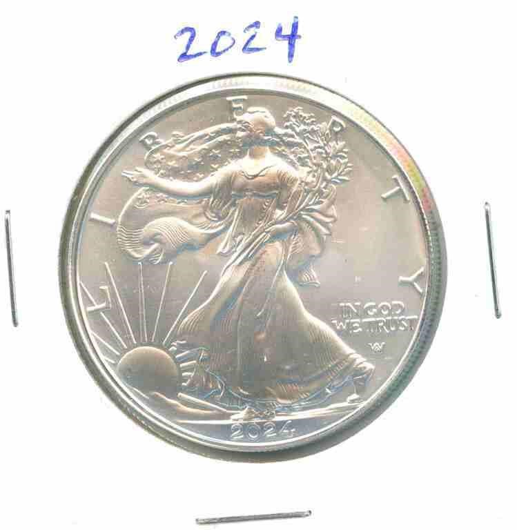 2024 U.S. American Eagle $1 - 1 oz. Fine Silver