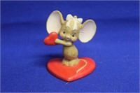 A Small Lefton Porcelain Mouse