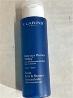 Clarins relax, bath, and shower concentrate