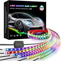 NEW $137 6PCS Car Underglow Bluetooth LED Lights