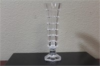 A Clear Glass Beaker Vase