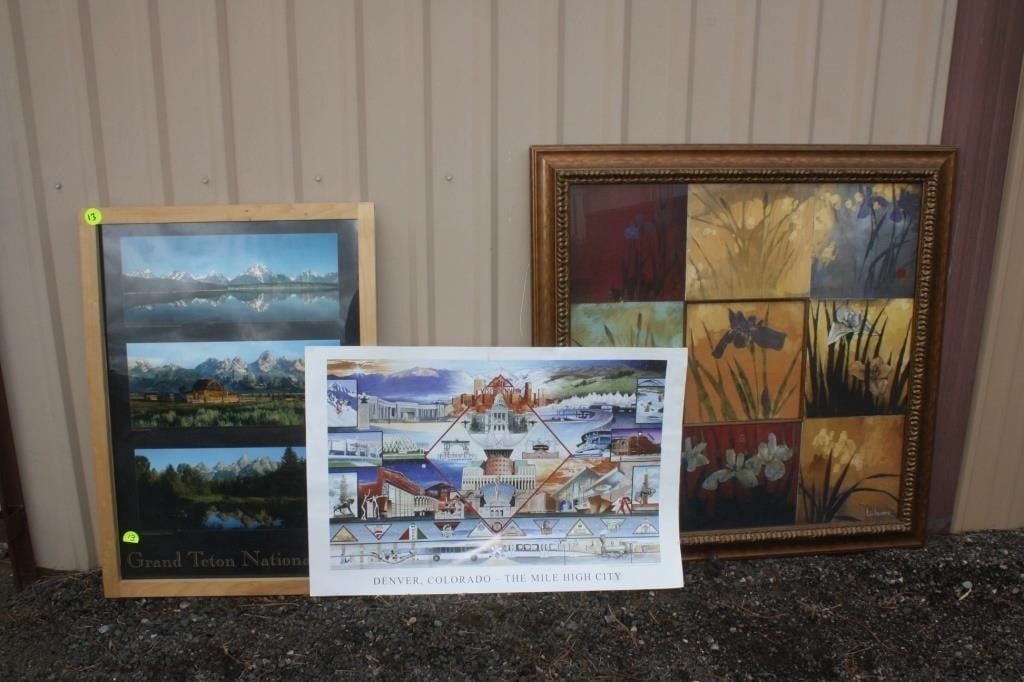 Assorted Wall Art, Picture Frames
