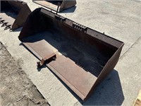 67” Skid Steer Material Bucket w/Receiver Hitch