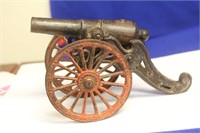 A Vintage Cast Iron Cannon