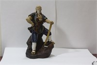 A Solid Pottery Chinese Mudman