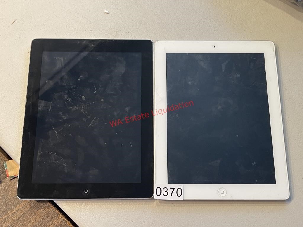 Two Apple Tablets Unknown Condition (living room)
