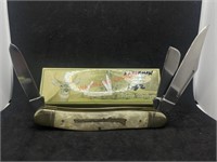 Whitetail Cutlery Stockman Pocket Knife (living
