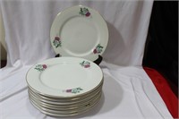 Set of 8 Chinese Dinner Plates