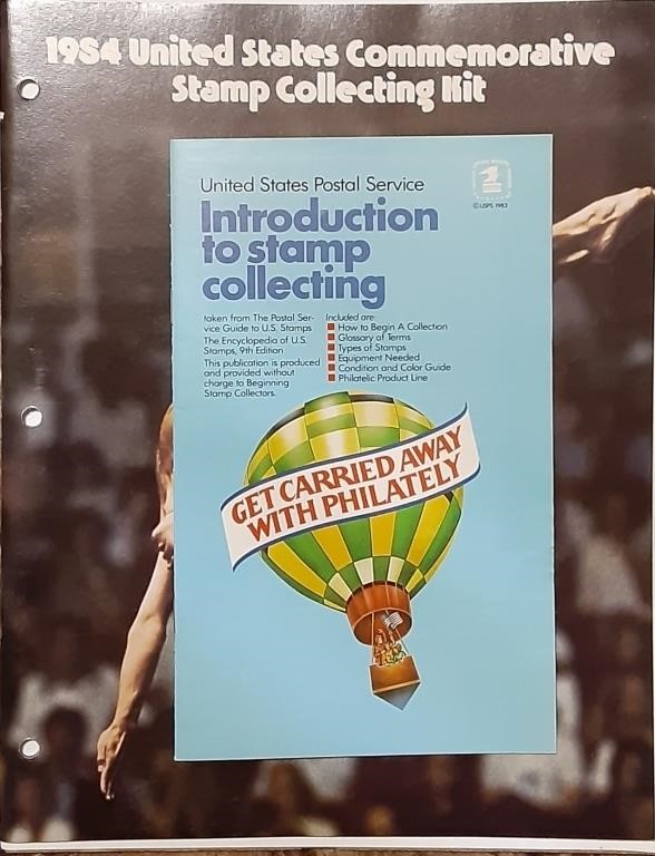 1984 STAMP COLLECTING BOOK -NO STAMPS-
