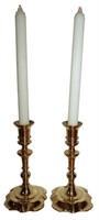 2pc Baldwin Brass Candle Stick Holders
