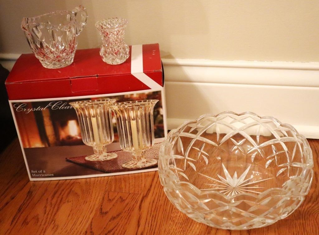 Crystal Candle Holders, Bowl++