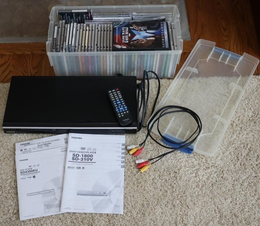 Toshiba DVD Player w/CDs