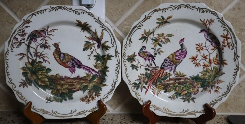 2pc WL 1895 Decorative Plates