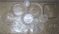 Collection of Glass Plates & Bowls