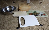 Cutting Boards, Mixing Bowl+