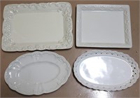 4pc Ceramic Platters