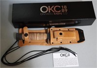 OKC Ontario Survival Knife w/Sheath