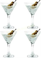 Cristar 8oz Martini Glasses Set  Glass