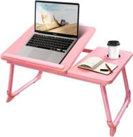 Laptop Desk for Bed  Home Office (Pink) 22x12