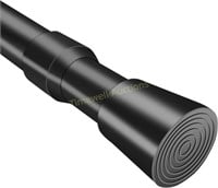 QILERR Tension Curtain Rods 28 to 48 Inches  Black