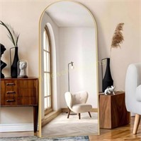 KOCUUY Arched Full Length Mirror  Gold  71x31