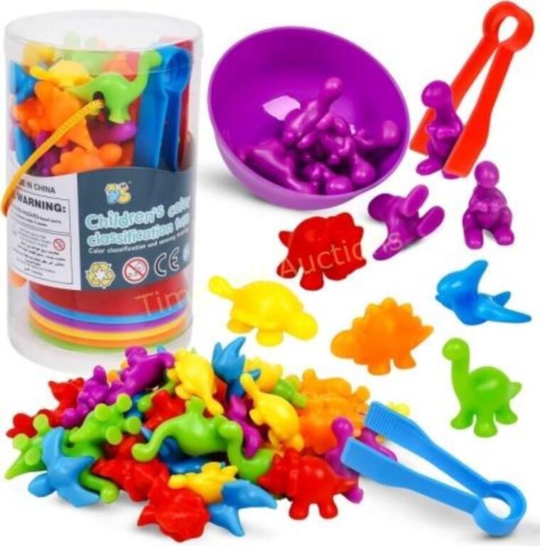 Dinosaur Color Sorting Toys  3-5 Years