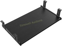 24-inch Black Adjustable Keyboard Drawer Tray