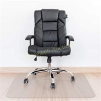 Kuyal Clear Chair Mat  48x48in  Hard Floors