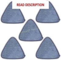 5 Pack Reusable Microfiber Pads - Triangle Mop
