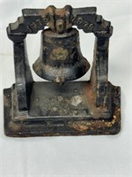 Vintage Large Cast Iron Liberty Bell 1776-1976