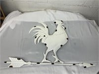 Extra Large Rustic Rooster Metal Sign Bracket