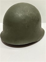 M1 steel army war helmet with chinstraps