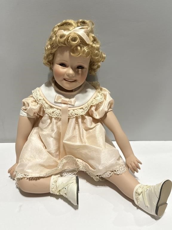 Shirley Temple porcelain doll little Miss Shirley