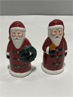 Santa Claus  ceramic salt and pepper shakers