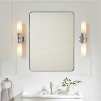 ANDY STAR 30x40 Brushed Nickel Mirror