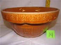 166-10in  ransbottom pottery bowl roseville usa