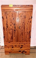 cedar wardrobe w/storage in bottom