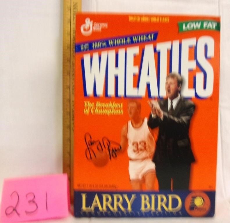 Larry Bird wheaties box