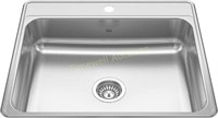 Kindred Creemore 25x22x7-in Single Bowl Sink