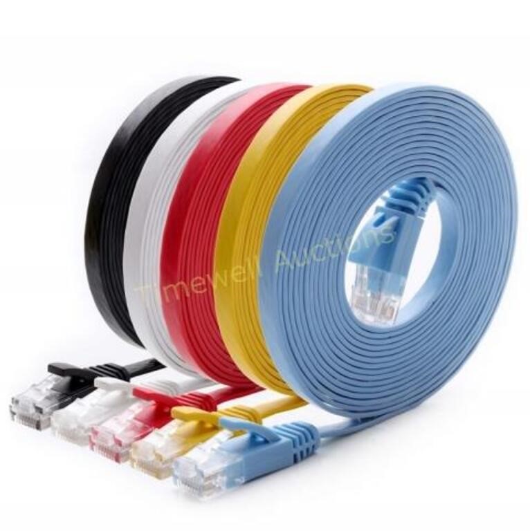 Cat 6 Ethernet Cable 10ft - 5 Pack