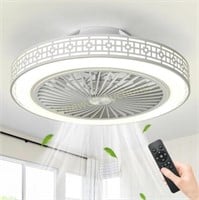 19' Enclosed Ceiling Fan with Lights
