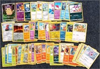 50+ Pokemon Cards with Pikachu Card