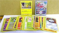 50+ Pokemon Cards with Pikachu Card & Japanese