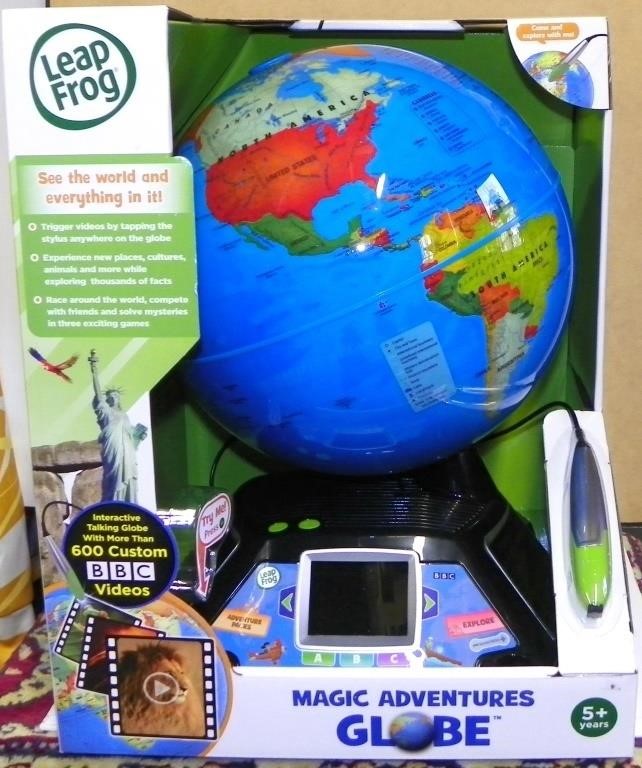 New In Box Leap Frog Magic Adventures Globe