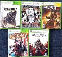 Lot of  5 Xbox 360 Games
