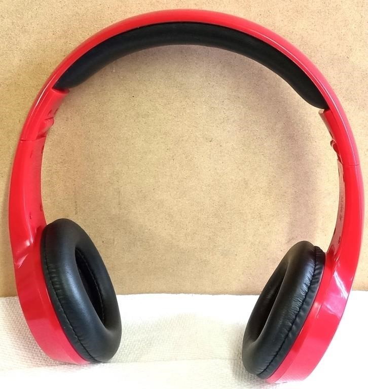 Vivitar Red Headphones for Your Cell Phone/Car