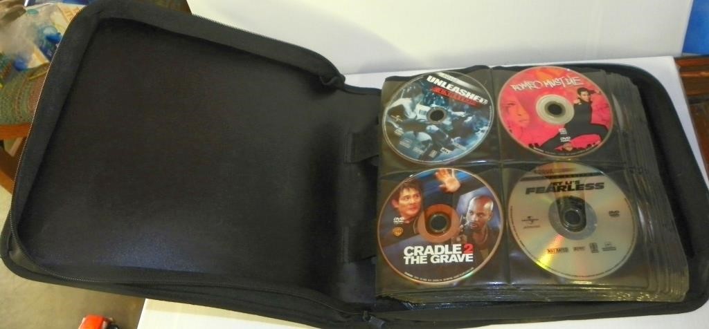 Large Case Full of DVD Movies