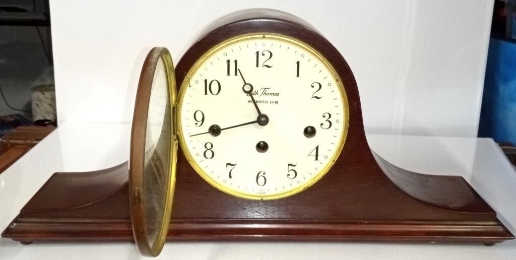 Vintage Seth Thomas Westminster Mantle Clock w/Key