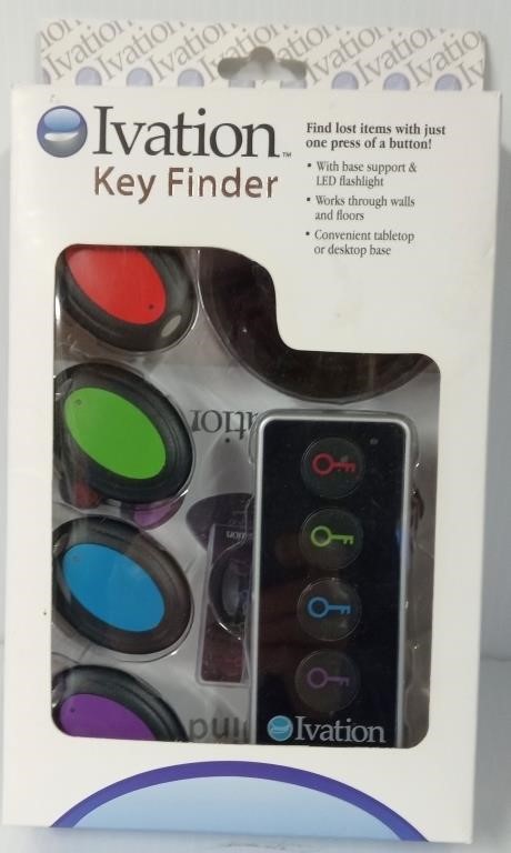 New In Box Ivation Key Finders